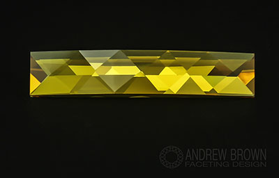A collection of my best Gemstone Faceting Designs Volume 5 Diamond Bar 5:1 gem facet diagram